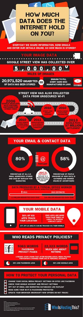 Internet Privacy large Infographic